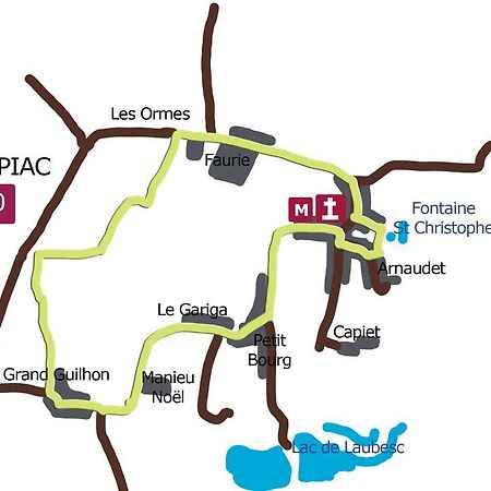 Domaine Capiet Bed & Breakfast Courpiac Exterior photo